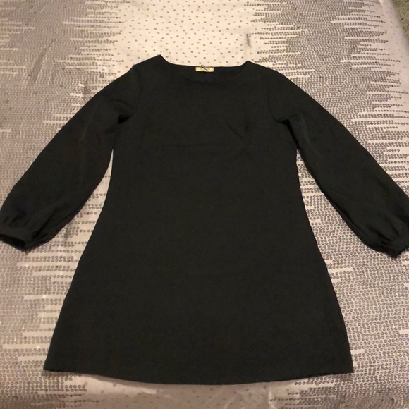 ACEVOG Long Sleeve Shift Dress Loose A-Line Dress - Picture 5 of 8